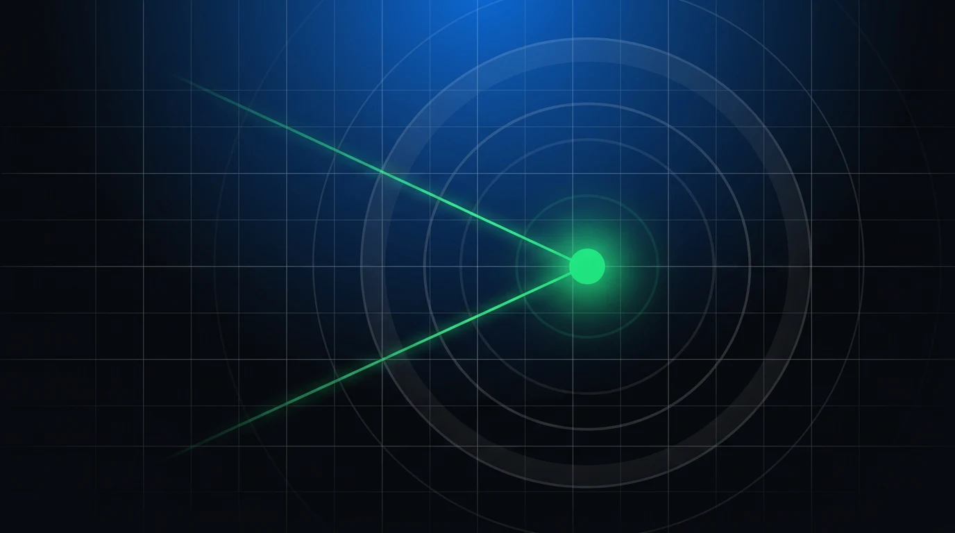 Abstract signal node radiating outward, representing direct connection with GrowthRx Labs